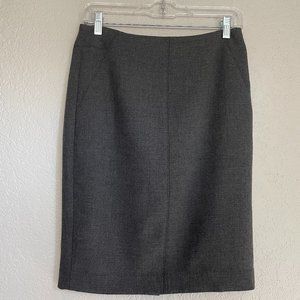 Loft Pencil Skirt Gray Size 2